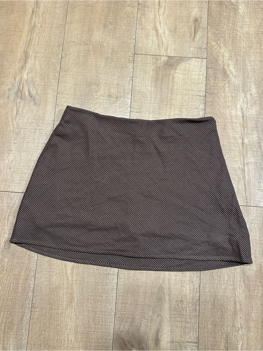 Hollister Brown Mini Skirt w/ shorts